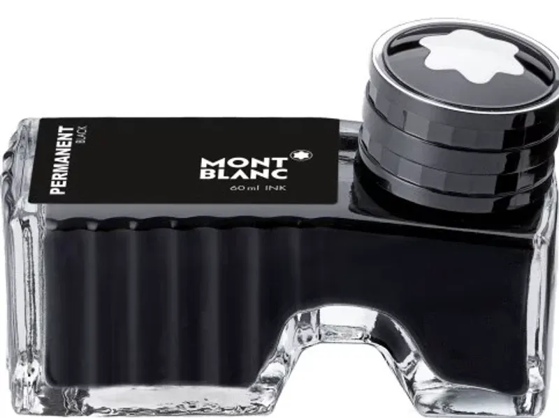 Montblanc Ink Bottle Permanent Black 60Ml 107755