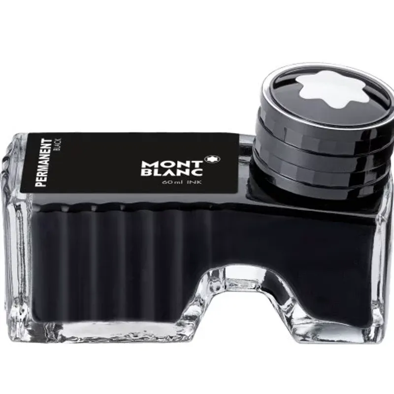 Montblanc Tinteiro Tinta Permanente Preto 60Ml 107755