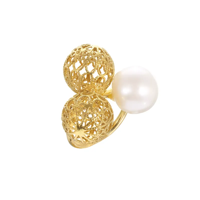 Marcolino Yellow Gold Ring 18AN-OA1013P-090