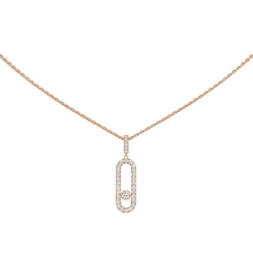 Fio Ouro Rosa com diamantes