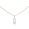 Rose Gold Diamond Necklace MEK.01.FI.12058.PG