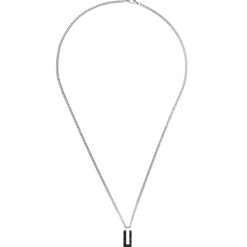 One Colar Homem Marble Steel OAMN6101SS