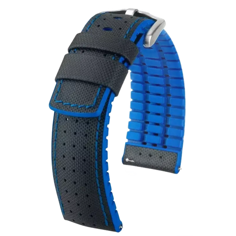 Hirsch Bracelete Robby Preto/Azul L 0918094050-4-20