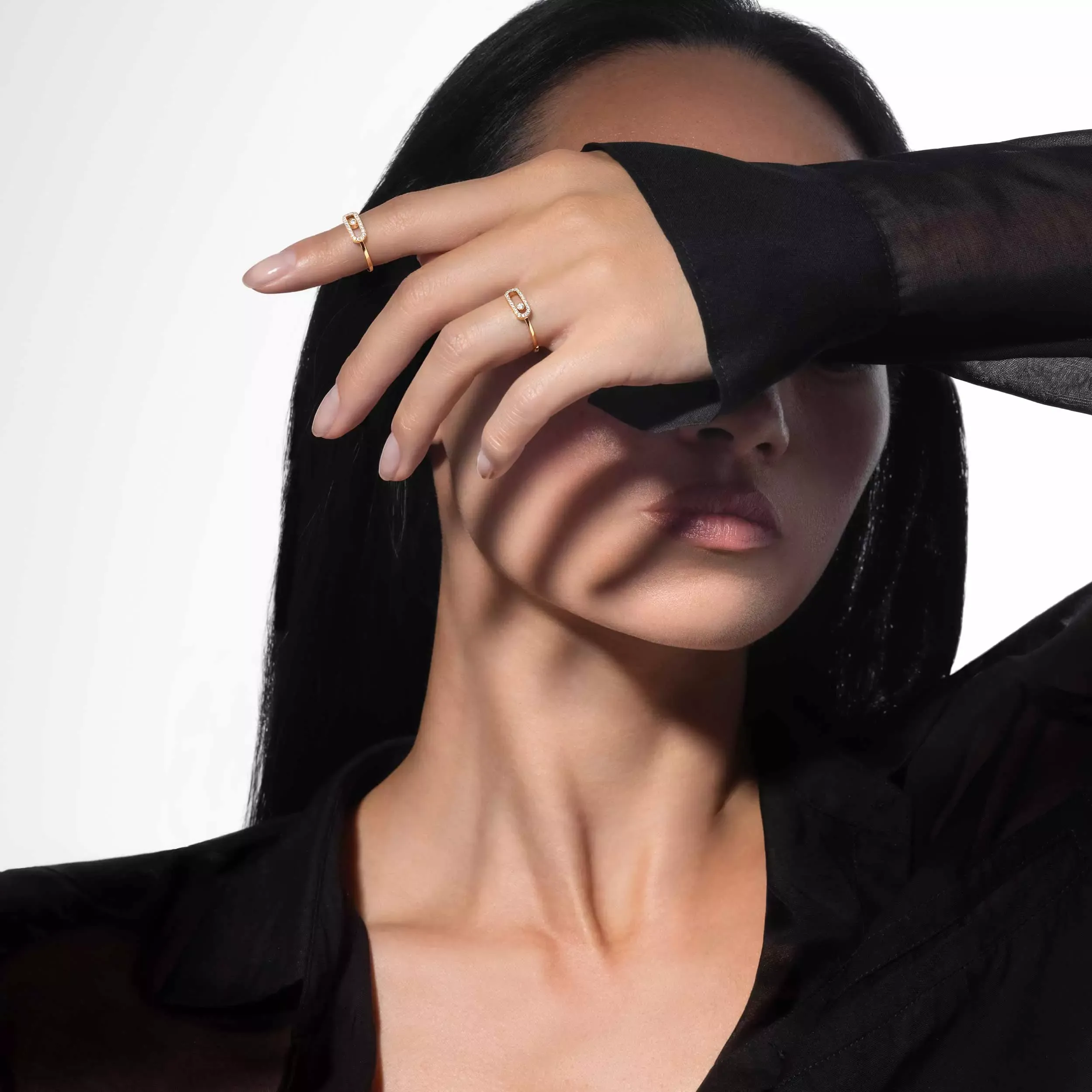 Image Yellow Gold Diamond Ring Move Uno