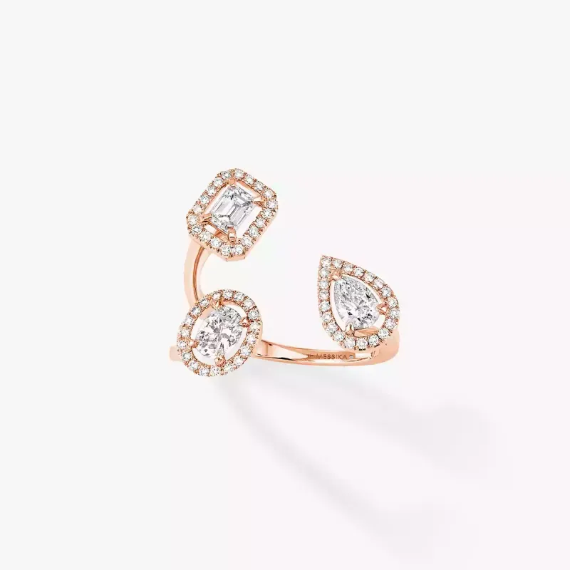 Messika Anel de Diamante em Ouro Rosa AN.06695.PG.54