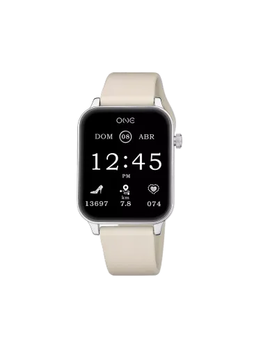 Imagem Smartwatch  Frame Beige Silicone