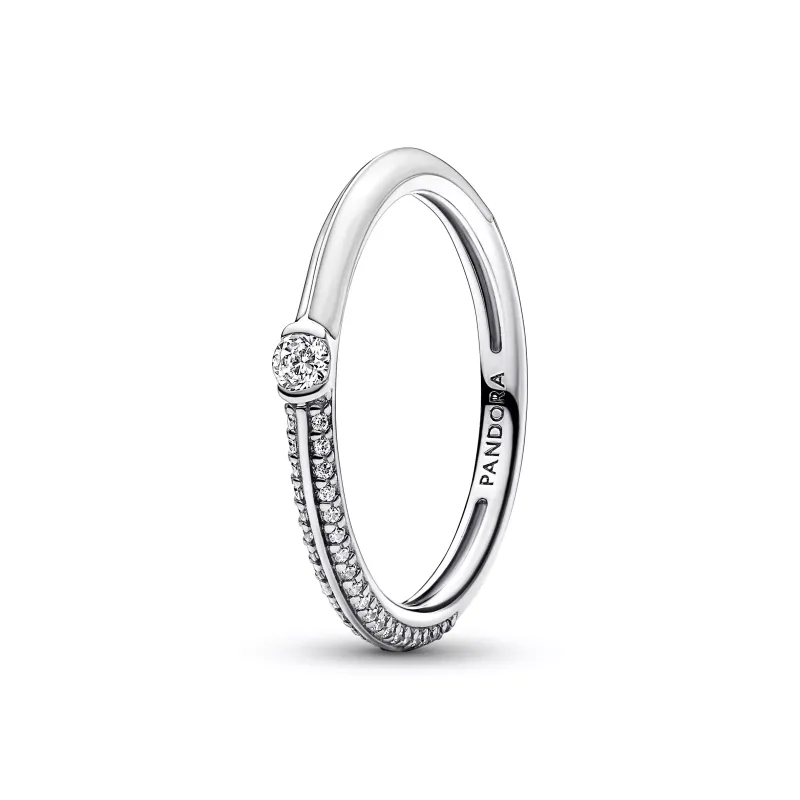 Pandora Anel Pavé Branco Pandora ME 192528C02-52