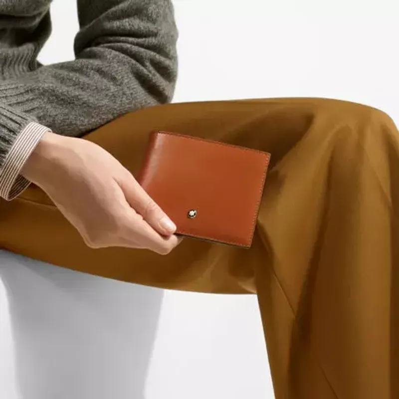 Montblanc Meisterstuck wallet 6cc Rust 198806