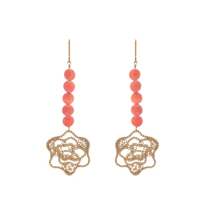 Marcolino Par de Brincos Filigrana em Prata 10BR-PD0022C