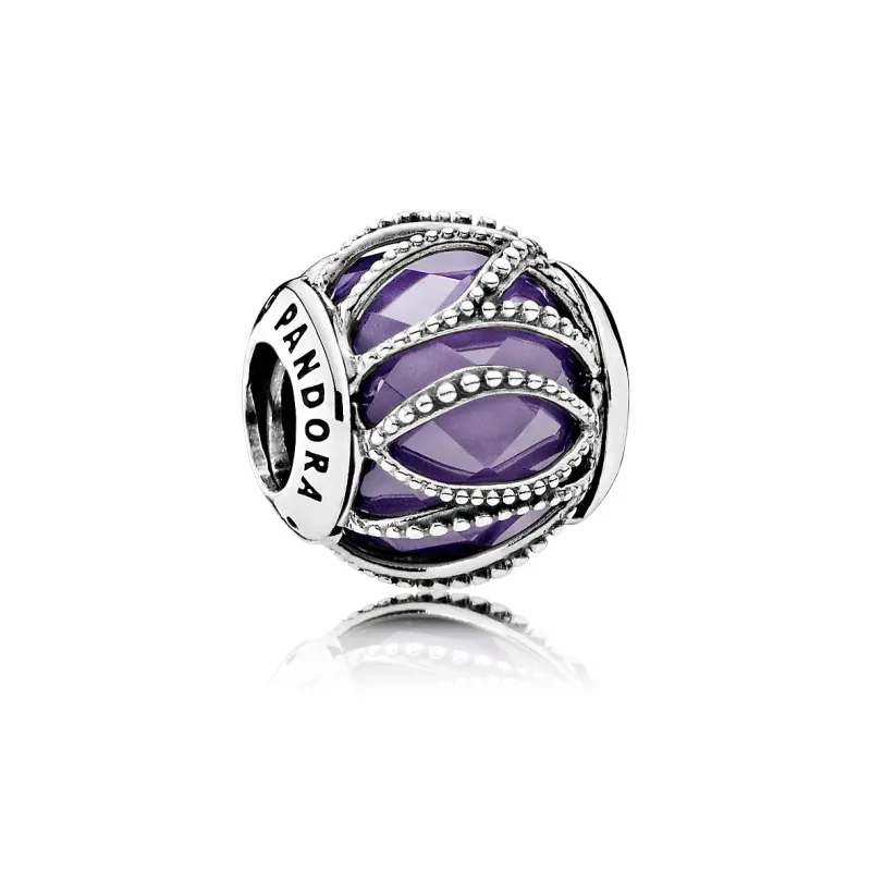 Pandora Cnt Ag C/Zirc Roxa Facet 2G 791968ACZ