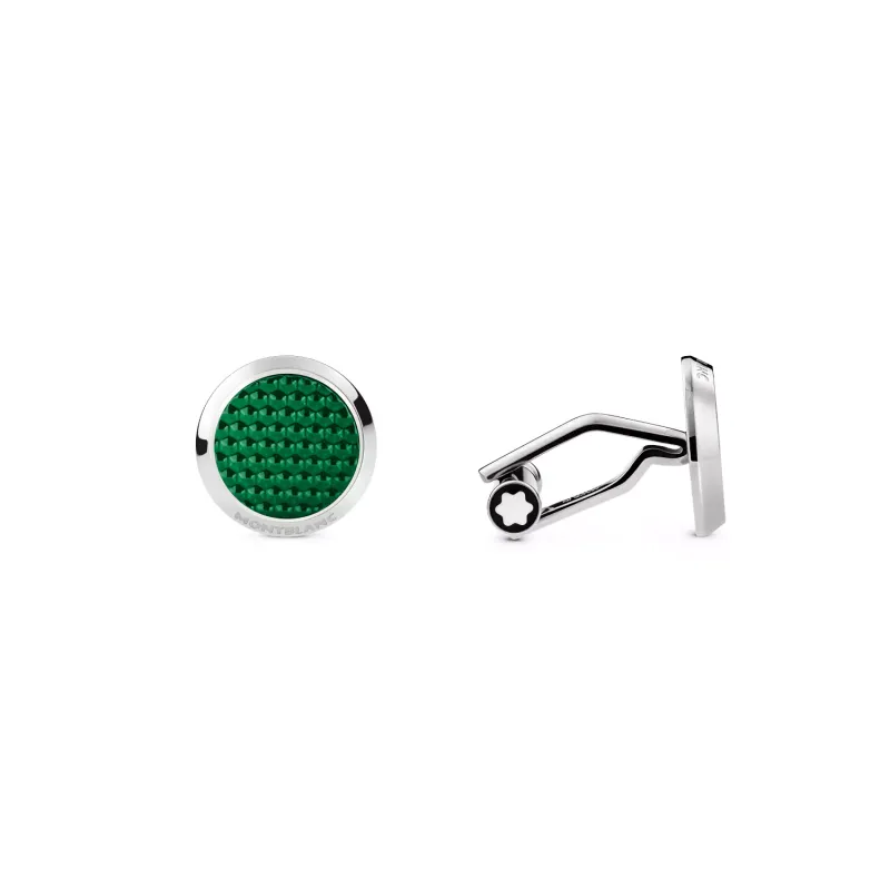 Montblanc Cufflinks Meisterstuck Green 129831