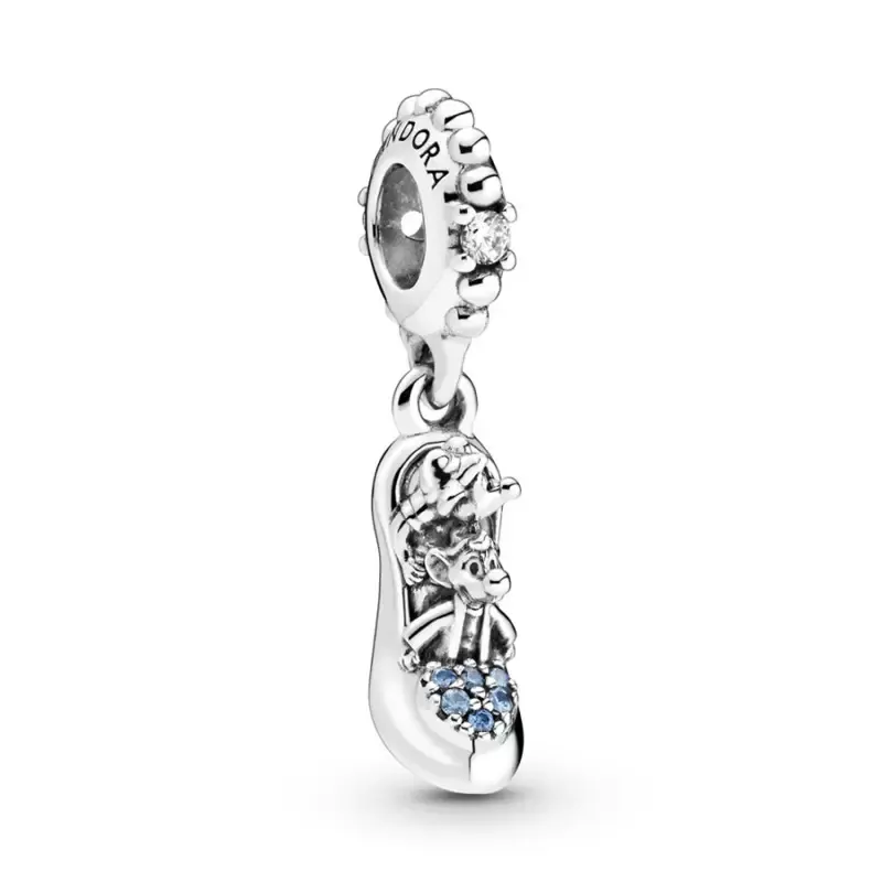 Pandora Disney Cinderella Glass Slipper & Mice Dangle Charm 799192C01