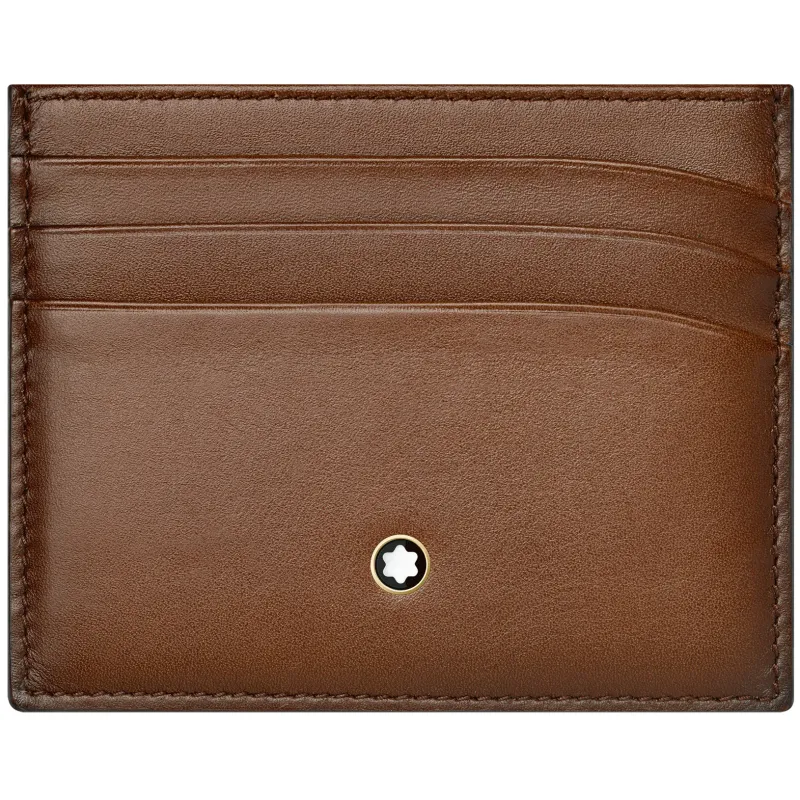 Montblanc Leather-Meisterstuck Selection Sfumato Pocket 6Cc Brown 113173