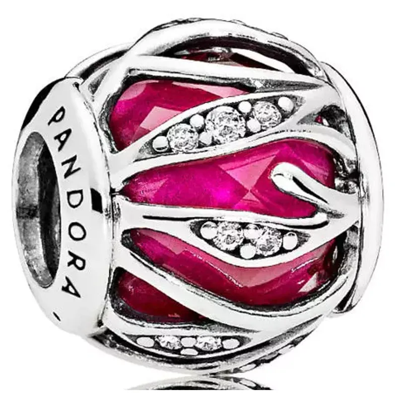 Pandora Cnt Ag C/Ruby Mm Facet 2,1G 791969SRU