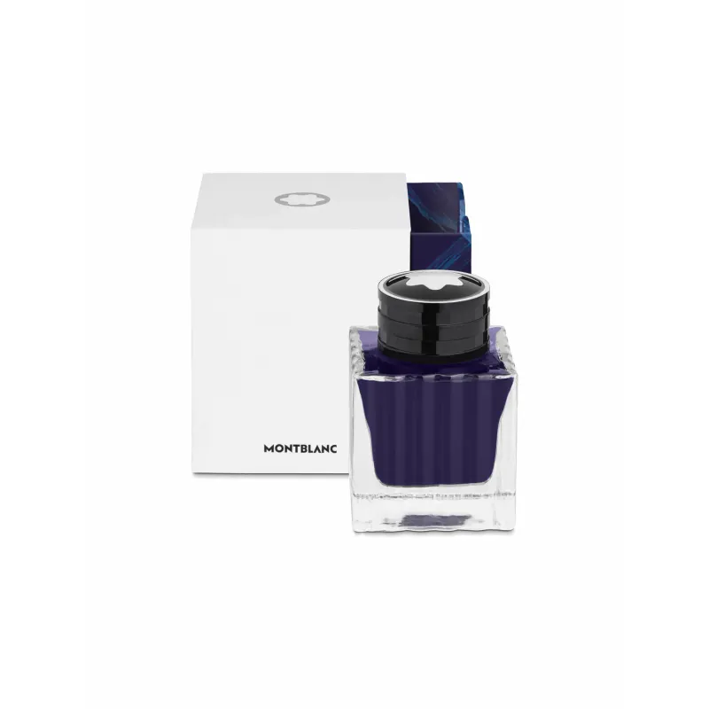 Montblanc Ink bottle 50 ml, blue, Meisterstück Glacier collection 129481