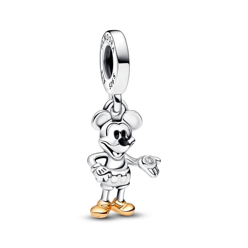 Pandora Conta  Diamante de Laboratório Mickey 100º Aniversário 792812C01
