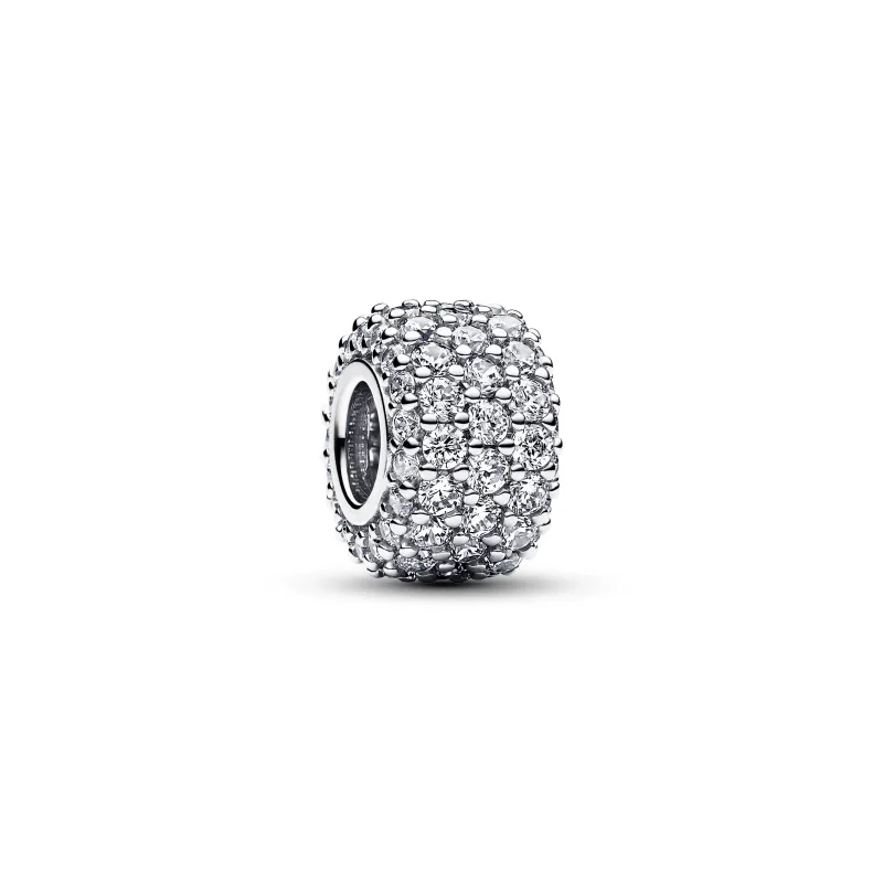 Pandora Sterling silver charm with clear cubic zirconia 792820C01