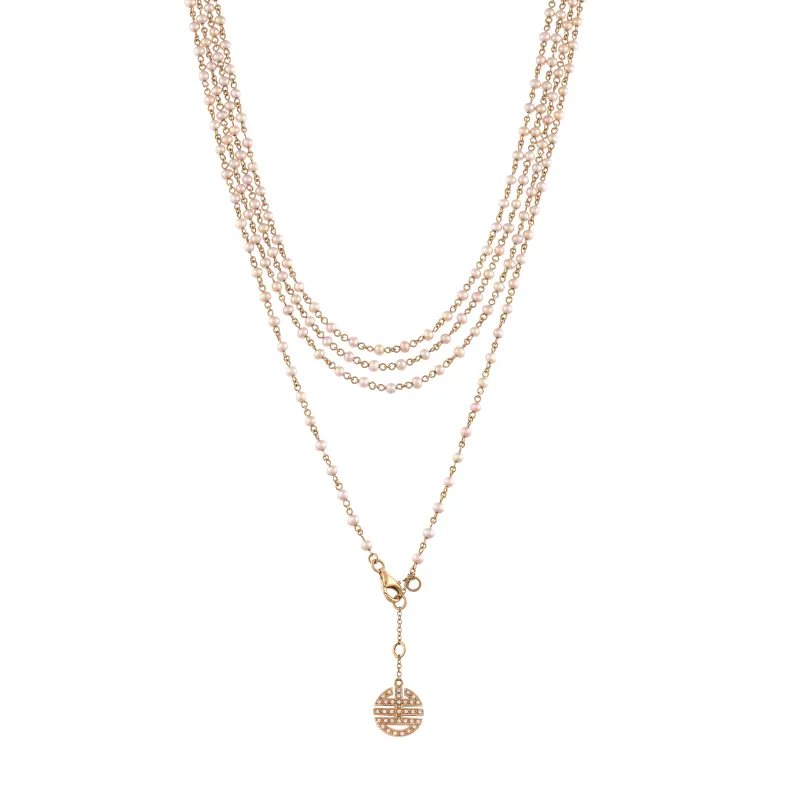 Mimi Colar Nagai  O. Rosa Perolas Violeta E Bts C102C03