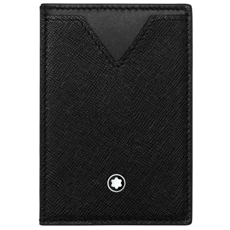 Montblanc Sartorial Pocket Holder 3cc Black Eco 128582
