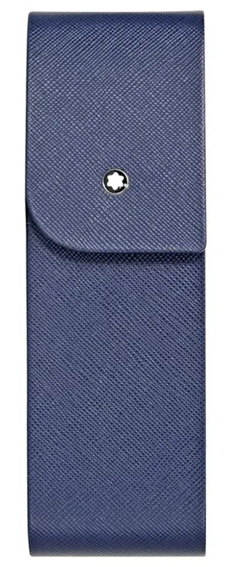Montblanc Leather Sartorial 2 Pen Pouch Hard Shell 115414