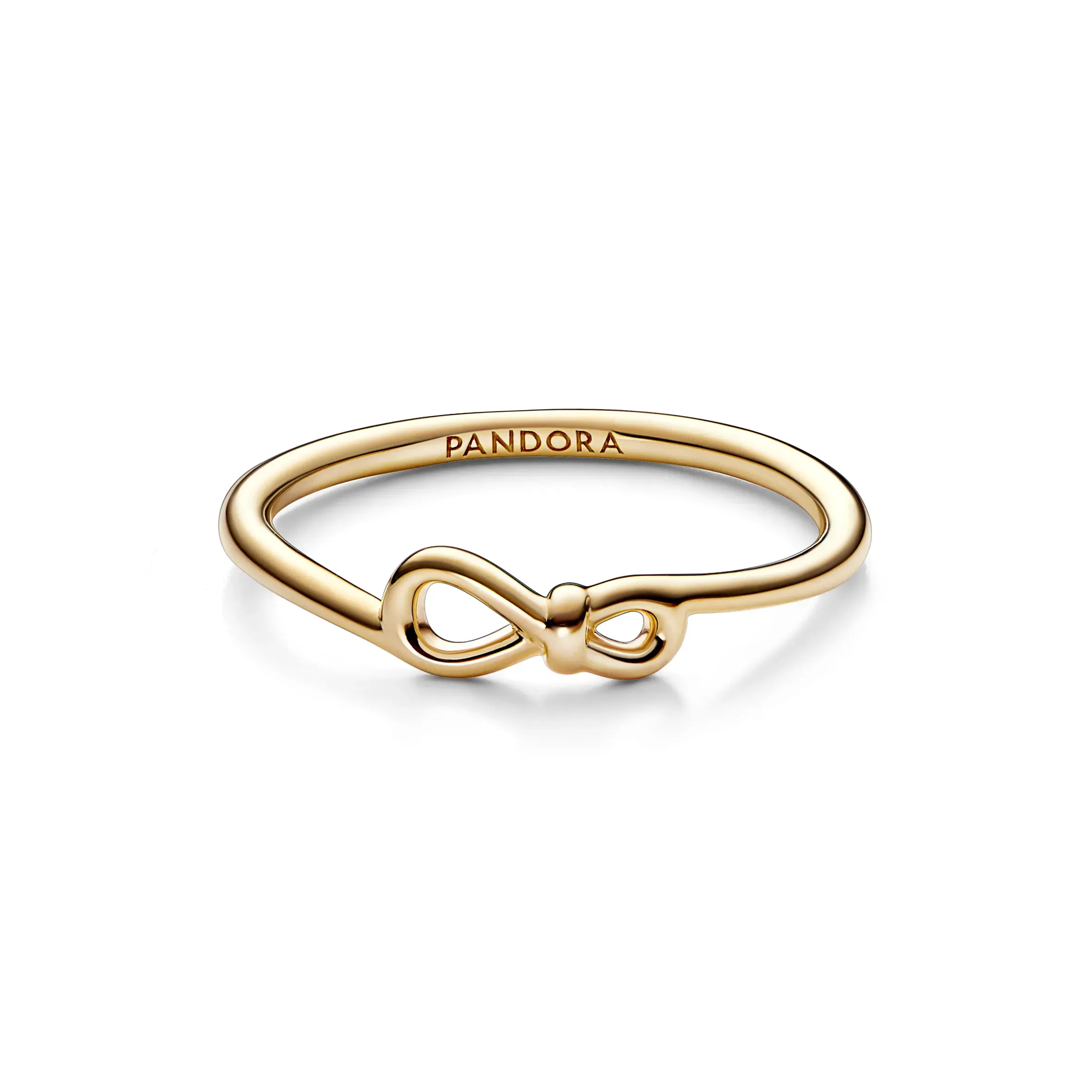 Infinity 14k gold-plated ring                               