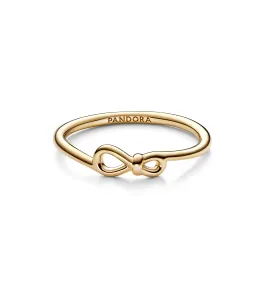 Infinity 14k gold-plated ring                               