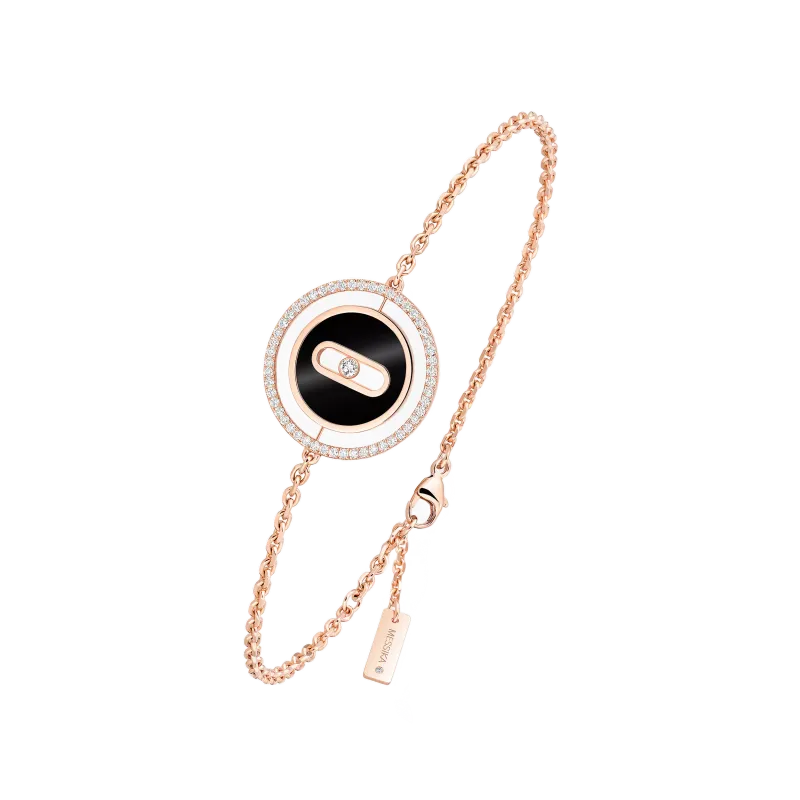 Messika Pulseira Lucky Move Color Onyx com Diamantes MEK.33.PU.12318.PG