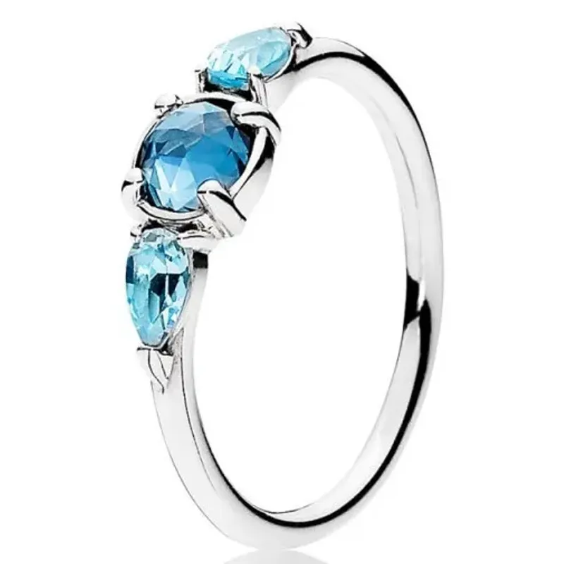 Pandora Anel Ag C/Zrc+Crt Az Frost 1,5 191016NMB-52