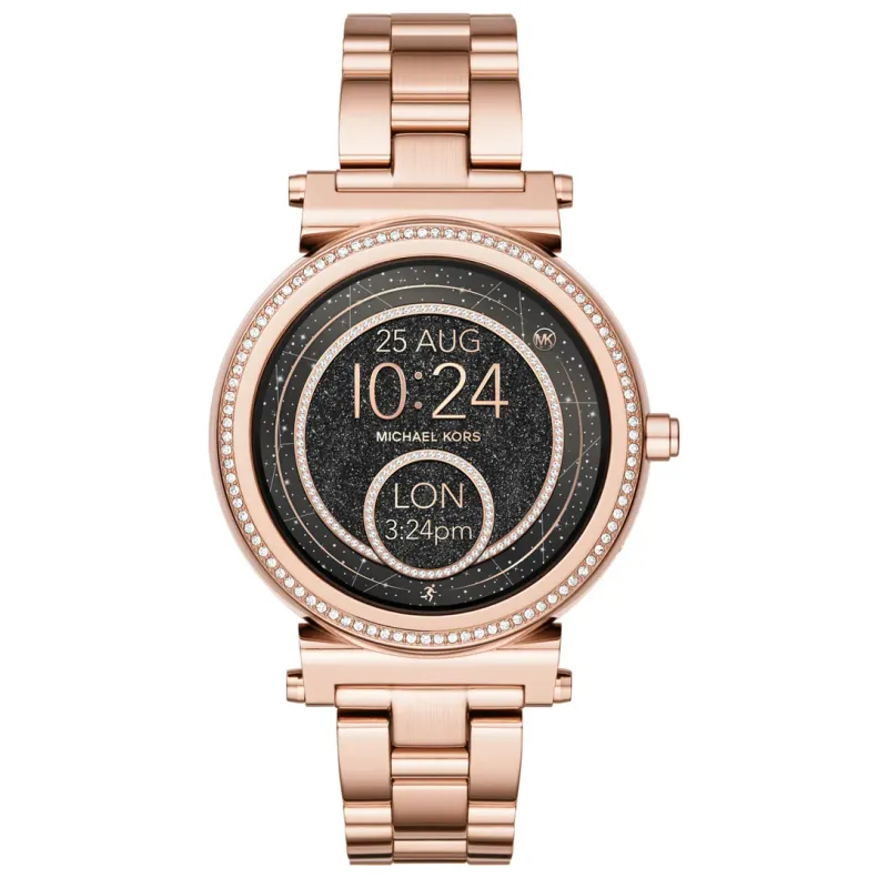 Michael Kors Michael Kors Sofie Pavé Rose Gold-Tone Smartwatch MKT5022