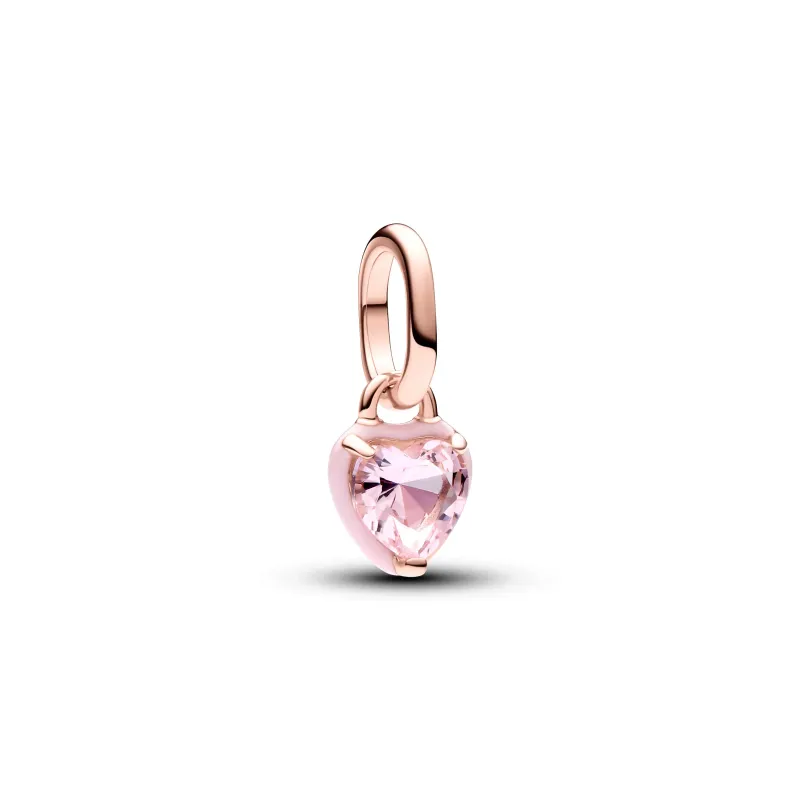 Pandora Mini Conta Pendente Coração Chakra Rosa Pandora ME 783042C01