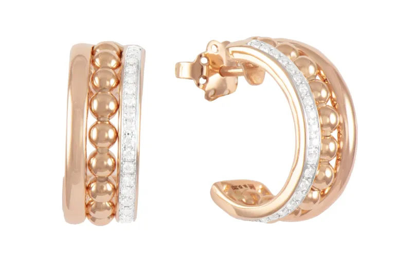 Brincos com Diamantes