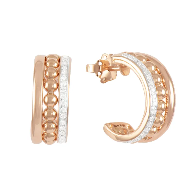 K Di Kuore Brincos com Diamantes 461728