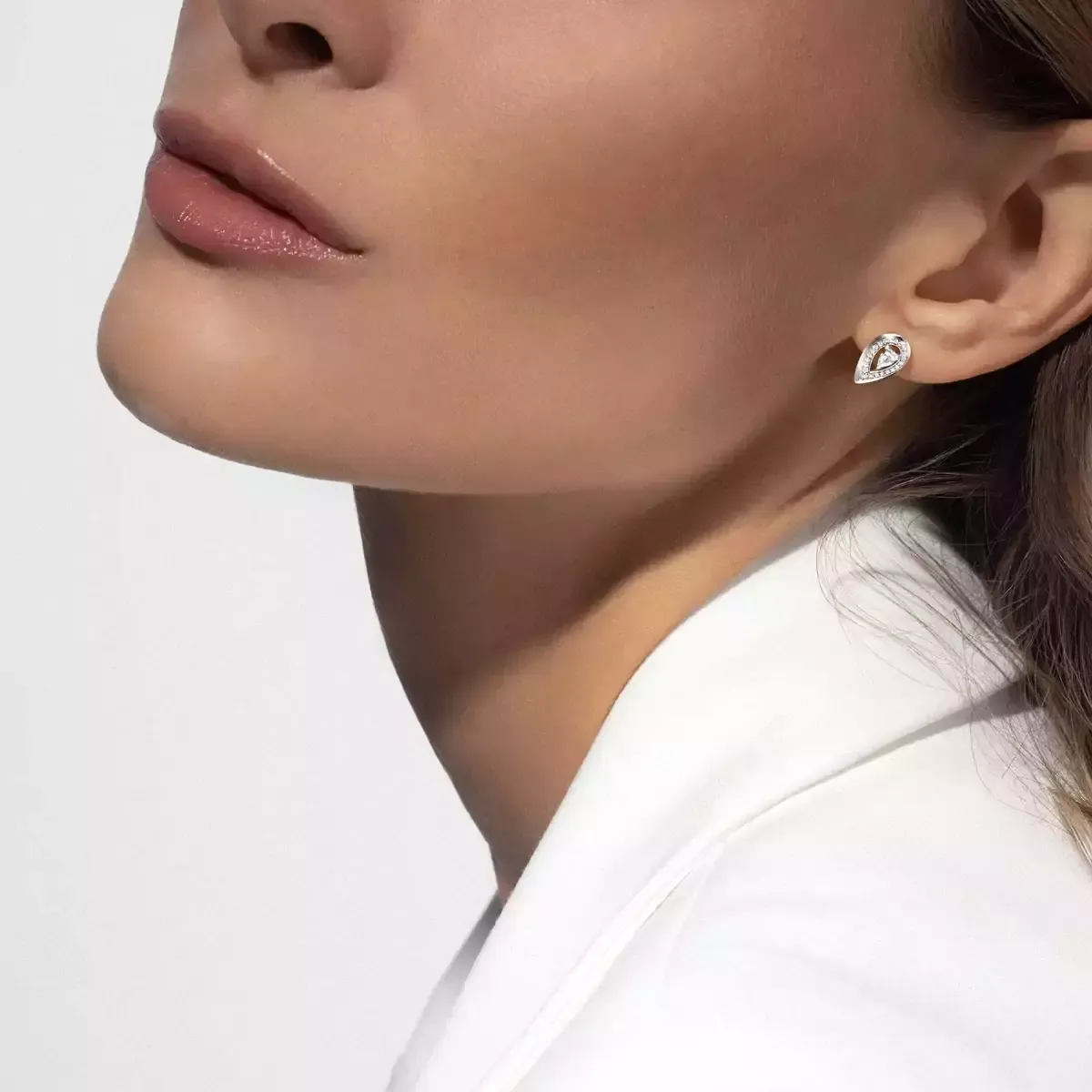 Imagem Brincos de Diamante em Ouro Branco