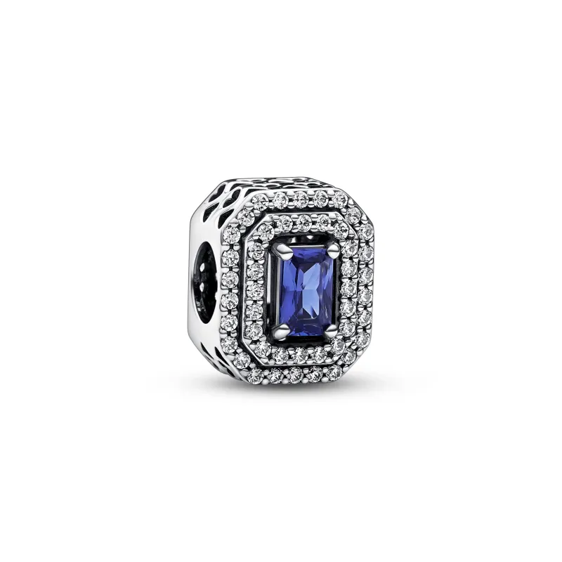 Pandora Conta Blue Sparkling Levelled Rectangular 792385C01