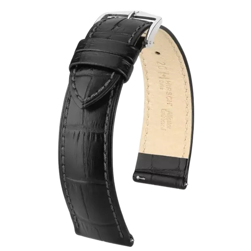 Hirsch Pulseira Duke L Preto 01028050-2-22