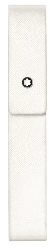 Image LEATHER MONTBLANC SARTORIAL 1 PEN POUCH WHITE