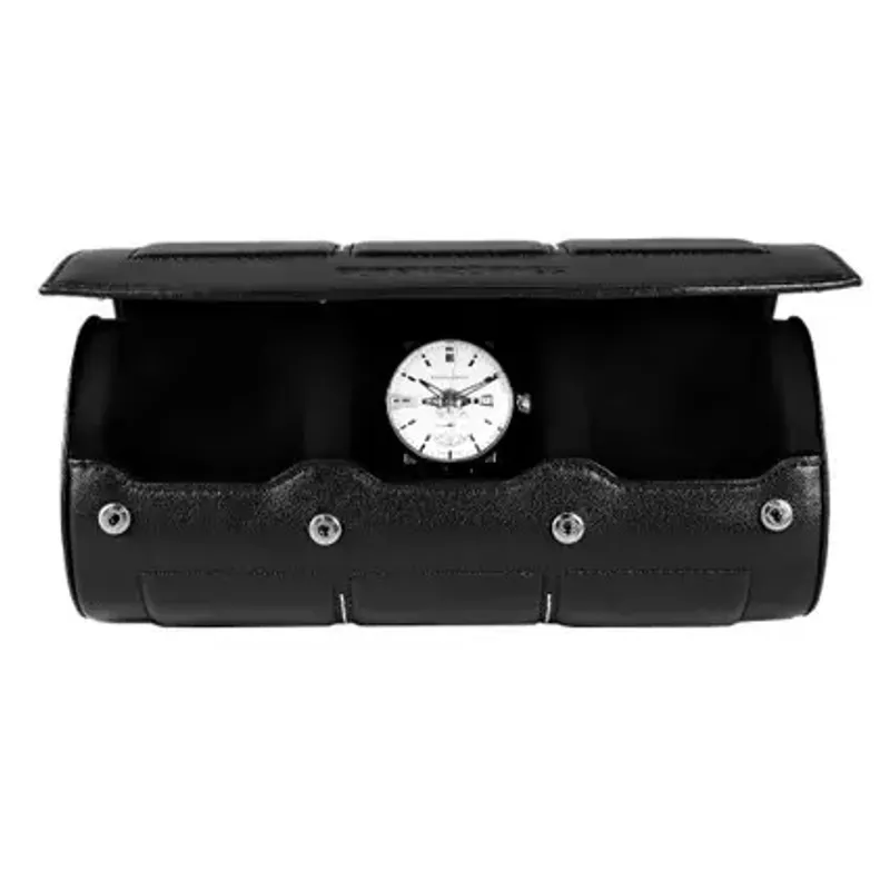 Buben & Zórweg Box Nitro 3 Leather Green Watch Case for 3 Watches 120041002