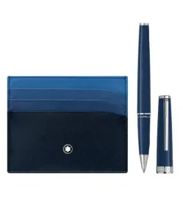 Set Rollerball PIX Blue & Meisterstuck pocket 6cc Navy