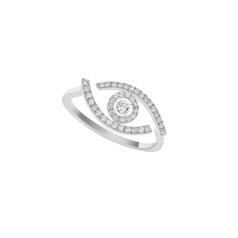 Messika Anel Lucky Eye Ouro Branco com Diamantes MEK35AN10037WG54