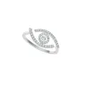 Anel Lucky Eye Ouro Branco com Diamantes MEK35AN10037WG54