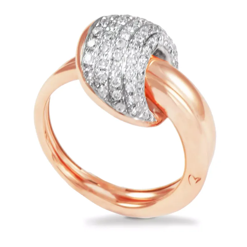 K Di Kuore Anel com Diamantes 433476