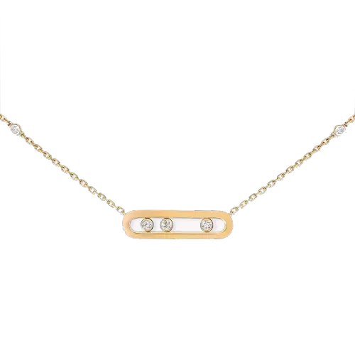 Imagem Fio Baby Move Classique Ouro Amarelo com Diamantes