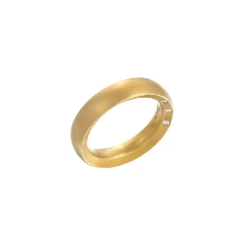 Aliança Christian Bauer Ouro Amarelo com Diamantes