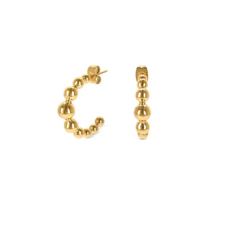 One Infinity Hoops Earrings OJIDE02G