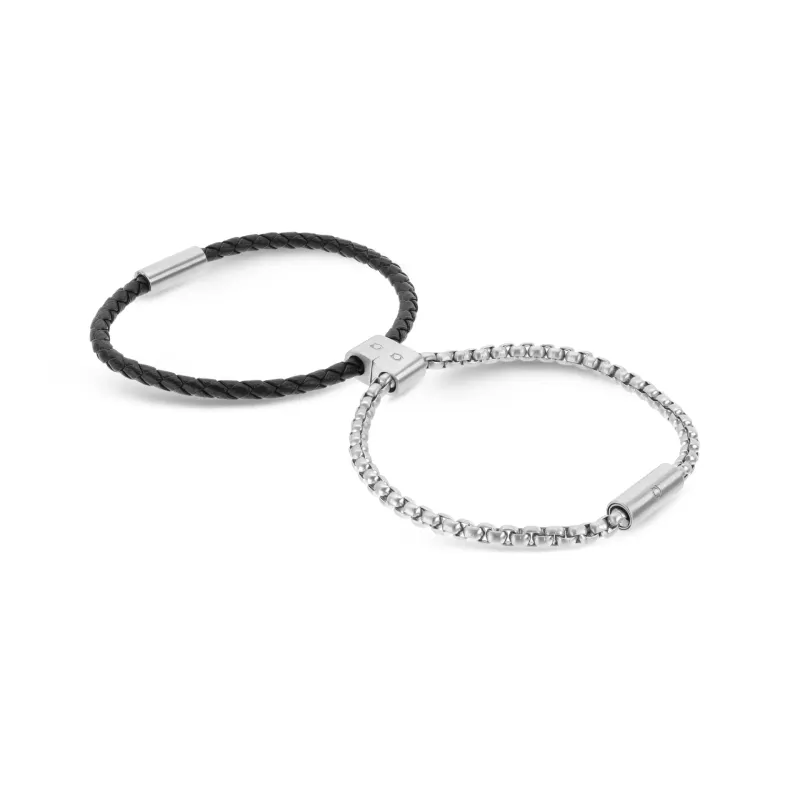 One Pulseira Men Linkage Bicolor OAMB4213LP