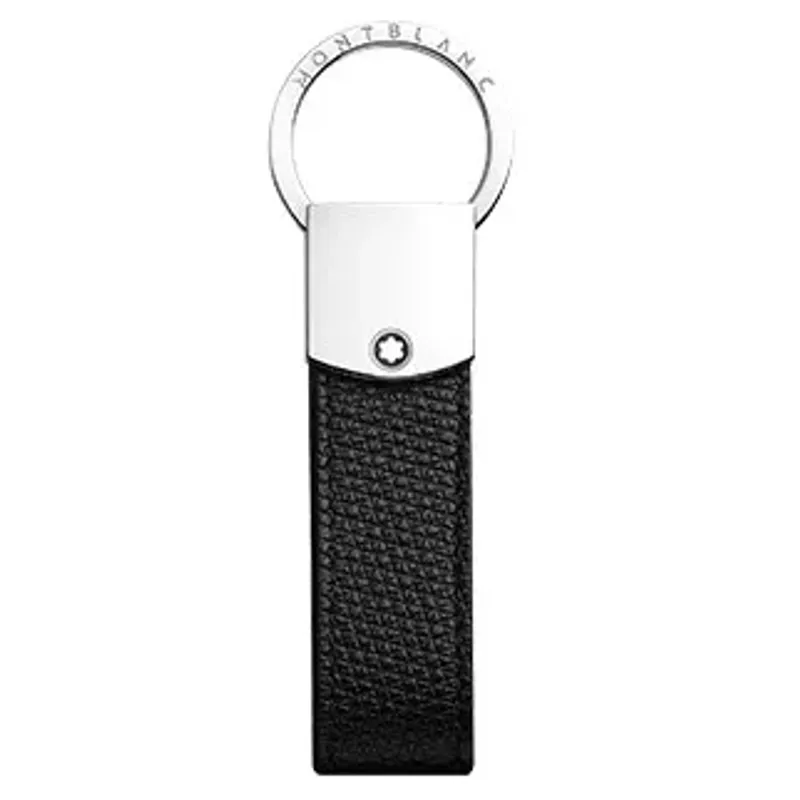 Montblanc LEATHER MEISTERSTUCK SELECTION UNICEF KEY FOB LOOP BLACK 116320