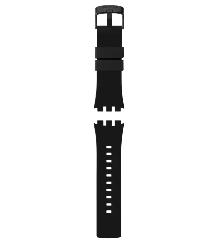 Swatch Pulseira Silicone Preta ASUPK100