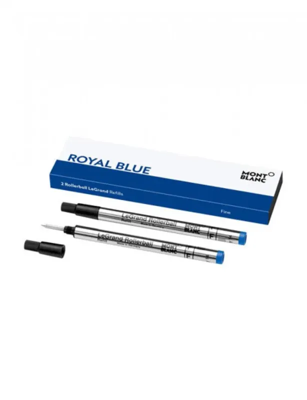 Montblanc 2 Rollerball LeGrand Refills Fine. Royal Blue (F) 128227