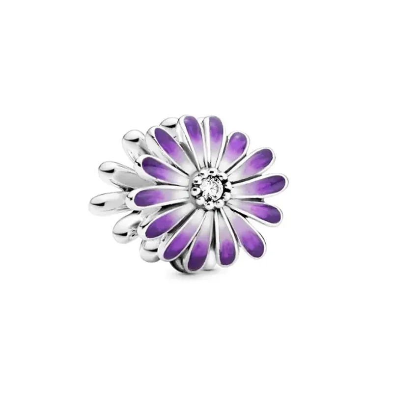 Pandora Purple Daisy Charm 798775C02
