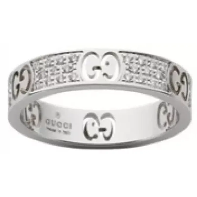 Gucci ANEL GUCCI ICON STARDUST OURO BRAN. E DIAM. YBC163043002014
